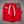Red lightweight cargo shorts