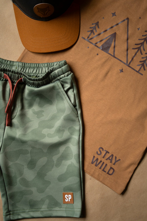 Secret Trail Camo shorts
