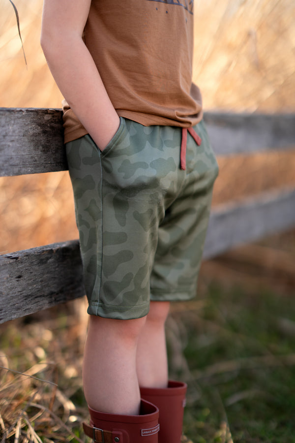 Secret Trail Camo shorts